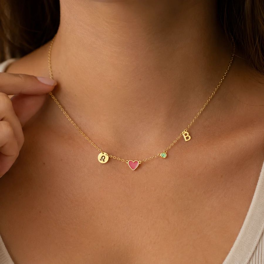 Collier Mon Histoire porté
